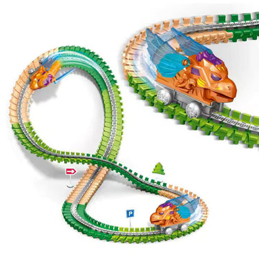 DIY DINOSAUR ANTI GRAVITY TRACK SET